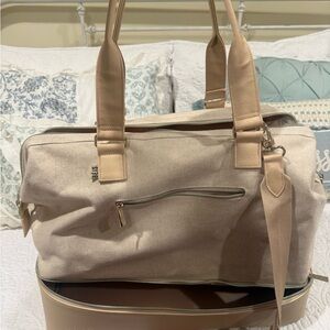 BEIS Beige Duffel Bag for